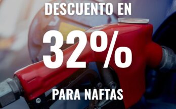 Se fija un descuento del 32 % en naftas para el litoral