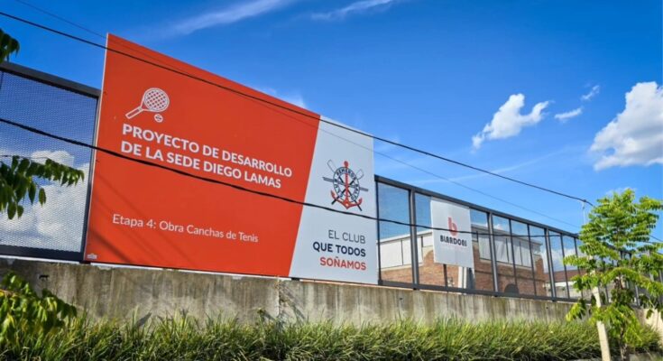 Avanzan las obras en la sede Diego Lamas del Club Remeros Salto