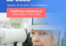 Pesquisas oftalmológicas del Hospital de Ojos se realizarán el 25 de abril en AJUPENSAL