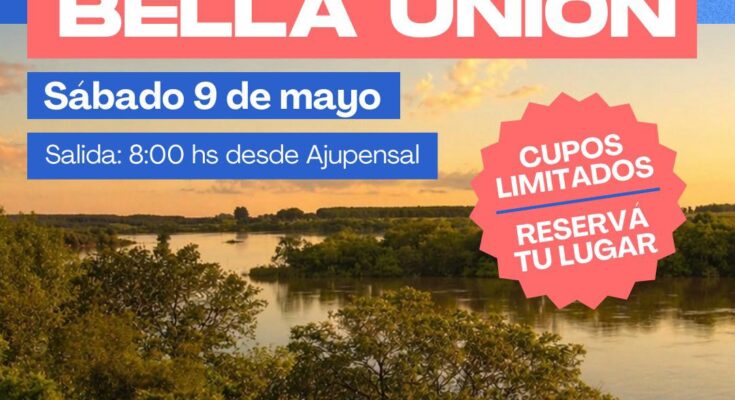 AJUPENSAL organiza excursión a Bella Unión