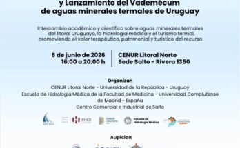 1ra Jornada de Hidrología Médica y Turismo Termal en la sede Salto Udelar