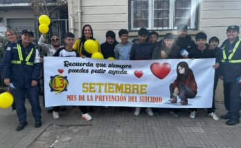 Jóvenes participaron de una jornada de sensibilización por el Día Mundial para la Prevención del Suicidio