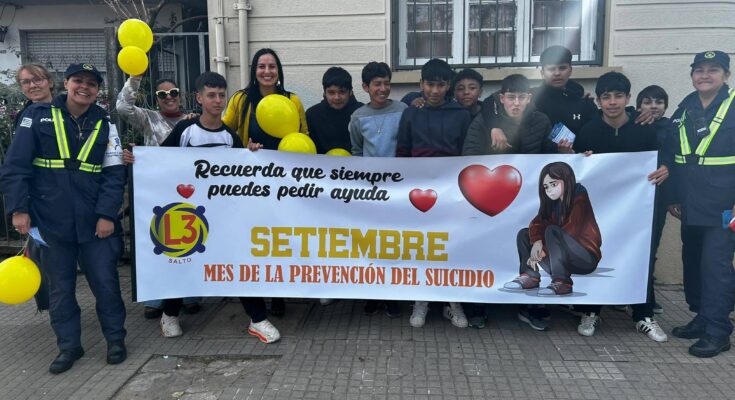 Jóvenes participaron de una jornada de sensibilización por el Día Mundial para la Prevención del Suicidio