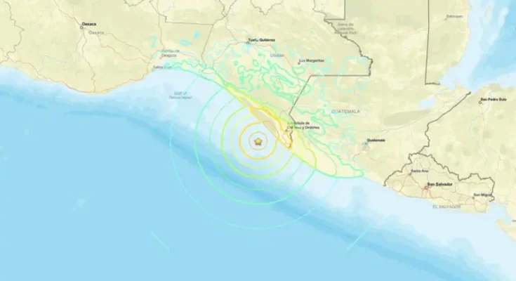 Un terremoto de magnitud 7,3 sacude la costa del Pacífico frente a México y Guatemala Un terremoto de magnitud 7,3 sacude la costa del Pacífico frente a México y Guatemala