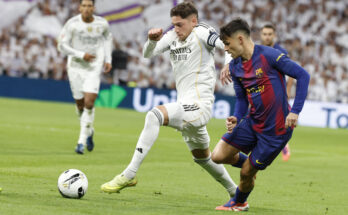 España: Real Madrid, con Federico Valverde de capitán, venció a Barcelona en el Bernabéu