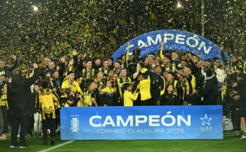 Peñarol se coronó campeón del Clausura tras derrotar a Defensor Sporting 2-1 como local