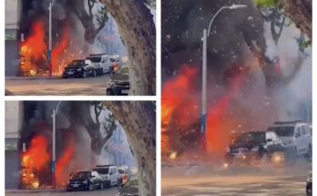 “Una explosión”: increíble video del comienzo del incendio en local de fuegos artificiales