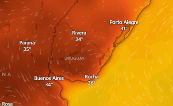 Meteorólogo anunció la primera ola de calor para Uruguay con 42 °C: cuándo y dónde será