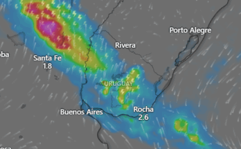 MetSul advierte por tormentas con viento y granizo que afectan a Uruguay: cuándo serán