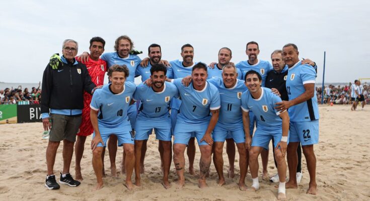 Partido de leyendas: Uruguay derrotó por 5-2 a Argentina como local en Punta del Este