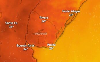 Meteorólogo anuncia cinco días seguidos de ola de calor en Uruguay