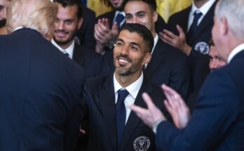 Donald Trump elogió al salteño Luis Suárez al recibir a Inter Miami en la Casa Blanca