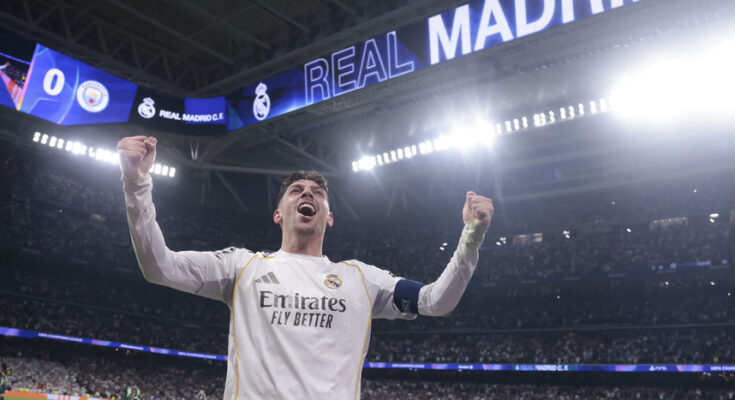 Champions: Real Madrid, con triplete de un enorme Federico Valverde, venció 3-0 al City