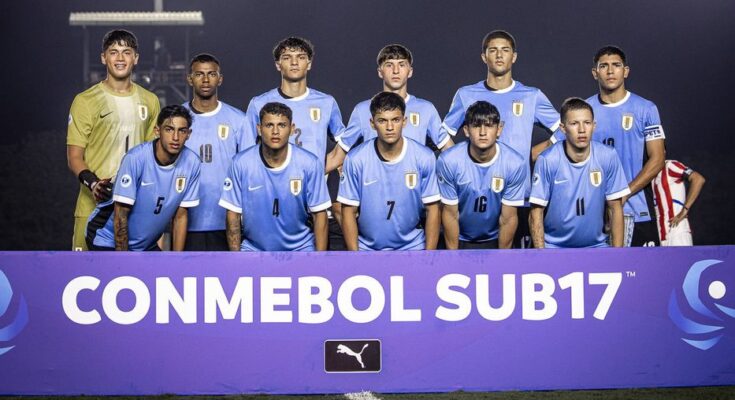 Sudamericano sub-17: Uruguay empató con Paraguay 1-1 en su segunda presentación