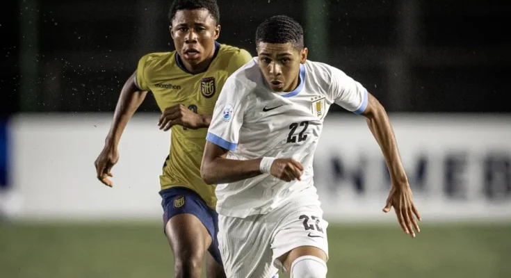 Sudamericano sub-17: Uruguay cayó 2-1 con Ecuador, sigue sin ganar y complicó sus chances
