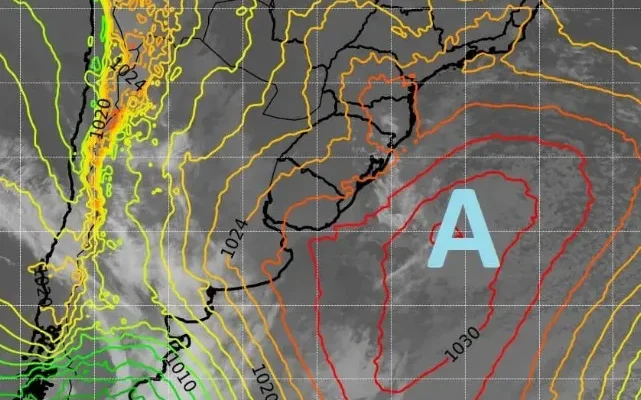 MetSul alerta por “potente alta presión” que afecta a Uruguay: qué efectos puede generar MetSul alerta por “potente alta presión” que afecta a Uruguay: qué efectos puede generar