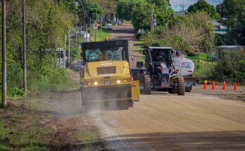 Avanzan las obras de mejora vial en calle Acuña de Figueroa