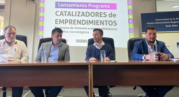 ANDE y ANII eligieron Salto para lanzar el programa Catalizadores de Emprendimientos