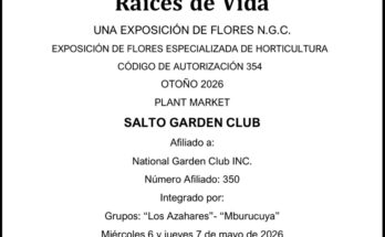Raíces de Vida: exposición floral y horticultura en Salto