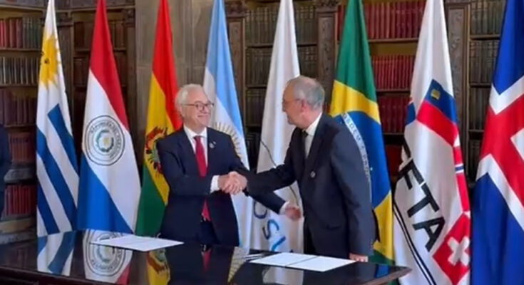 Mercosur y EFTA firmaron tratado de libre comercio Mercosur y EFTA firmaron tratado de libre comercio