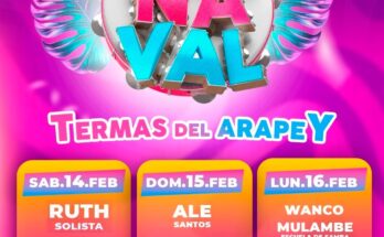 El Carnaval de Salto también se vive a pleno este fin de semana en los centros termales