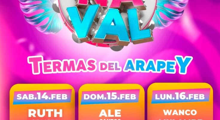 El Carnaval de Salto también se vive a pleno este fin de semana en los centros termales