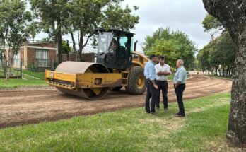 Recuperación vial en barrio Arralde