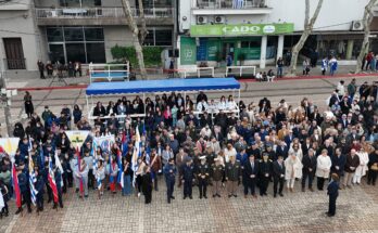 Salto celebró el 25 de Agosto con un gran acto patrio y tradicional desfile cívico-militar-criollo