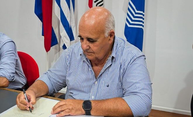 Francisco Blardoni asumió como intendente interino de Salto