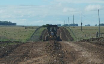 Avanza la recuperación del camino del Buey Negro con trabajos en la caminería rural