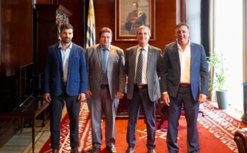 Gobierno de Salto se reunió en el BROU y avanza en financiamiento histórico con tasa récord