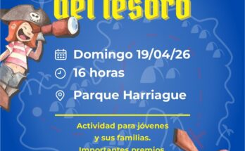 “Búsqueda del Tesoro”: propuesta recreativa para jóvenes y familias en Parque Harriague