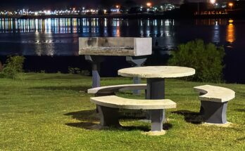 Nueva zona de parrilleros en Costanera Sur y mejoras en espacios públicos de Salto