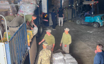CECOED recibió camión de INDA con alimentos para dispositivos sociales y refugios