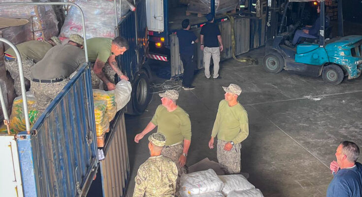 CECOED recibió camión de INDA con alimentos para dispositivos sociales y refugios