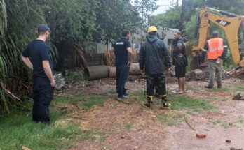 Temporal generó múltiples intervenciones del CECOED en Salto y Pueblo Belén