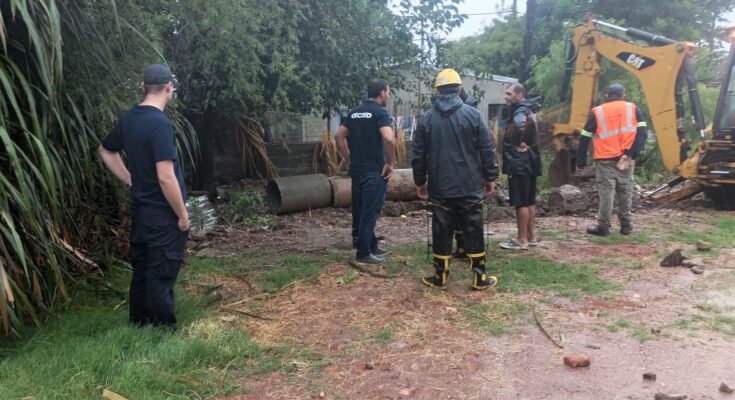 Temporal generó múltiples intervenciones del CECOED en Salto y Pueblo Belén