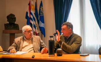 Albisu recibió al ministro Fratti en Salto, y se anunciaron medidas de apoyo al sector productivo