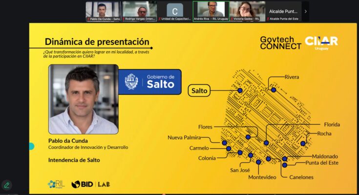 Gobierno de Salto fue seleccionado para integrar CIIAR Uruguay, programa de inteligencia artificial para gobiernos locales