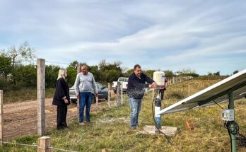 Colonia Lavalleja cuenta con una nueva bomba solar de agua para fortalecer el abastecimiento en la zona