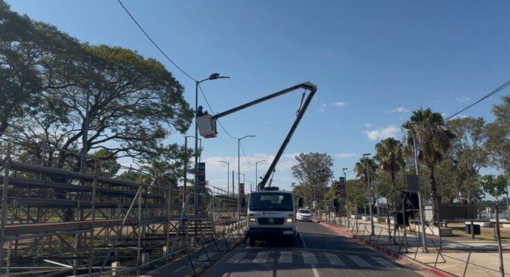 Intensos trabajos en Costanera Norte de cara a los desfiles de las Escuelas de Samba