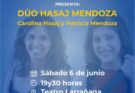 El Conservatorio Departamental de Música invita al concierto del Dúo Hasaj Mendoza en el Teatro Larrañaga