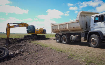 Rehabilitación vial en el interior del departamento