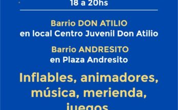 El Gobierno de Salto a través de Desarrollo Social propone actividades por Reyes en Don Atilio y Andresito