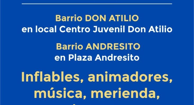 El Gobierno de Salto a través de Desarrollo Social propone actividades por Reyes en Don Atilio y Andresito