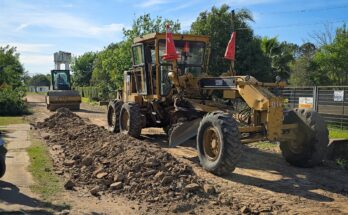 Gobierno de Salto avanza con importante intervención vial en La Chinita y Jardines de Daymán