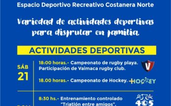 Fiesta de la Costa 2026: agenda deportiva en la Costanera Norte