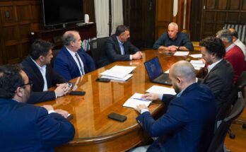 Albisu presentó al ministro del Interior el proyecto de la Guardia Departamental