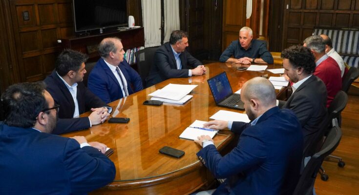 Albisu presentó al ministro del Interior el proyecto de la Guardia Departamental