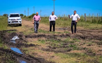 Intendente Albisu declarará emergencia vial para la caminería rural